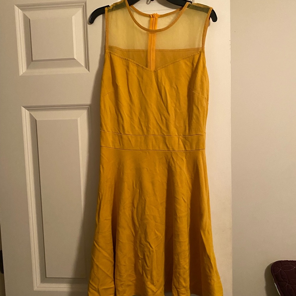 Mustard dress